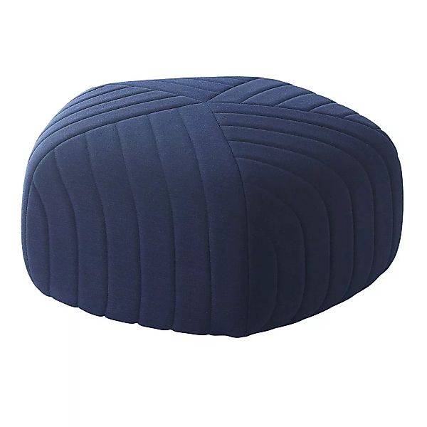 Sitzkissen Five textil blau / H 45 cm x Ø 88 cm - Muuto - Blau günstig online kaufen