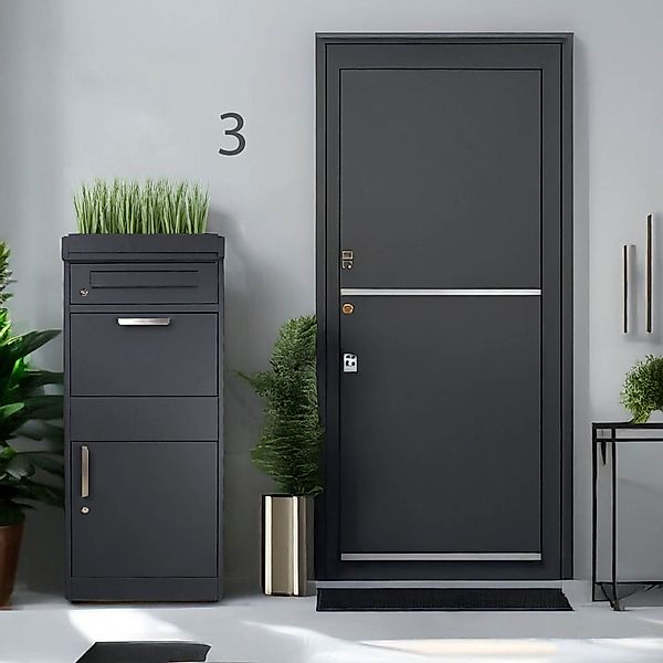 osoltus Standbriefkasten Paketbox XL Briefkasten Standbriefkasten günstig online kaufen