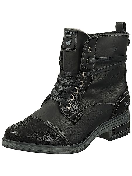 MUSTANG Stiefelette Lederimitat . Schnürstiefelette günstig online kaufen