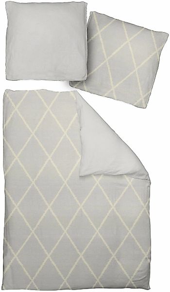 Adam Bettwäsche "Casket Valdelana" 2 Stk. tlg. mit Rautenmuster günstig online kaufen