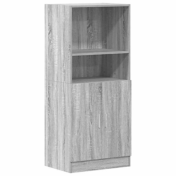 vidaXL Küchenschrank Grau Sonoma 57x41,5x131,5 cm Holzwerkstoff 860126 günstig online kaufen
