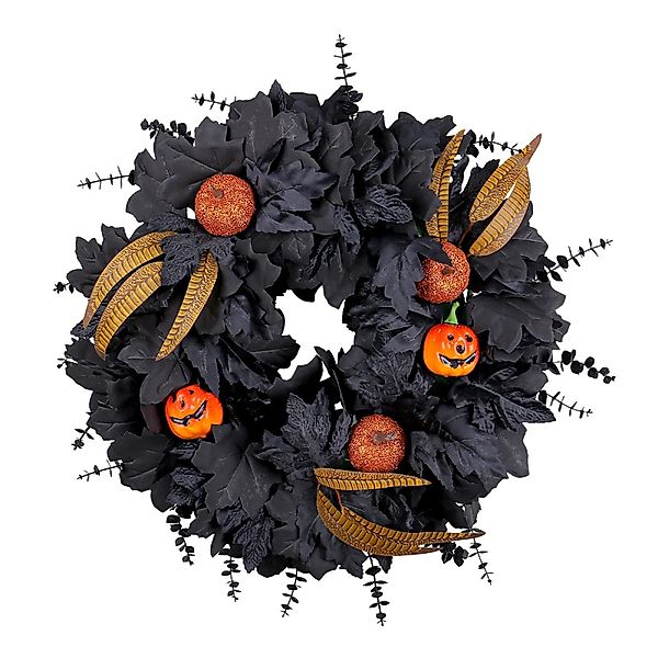 Kunstkranz 50cm Halloween Türkranz, Halloween Deko, günstig online kaufen