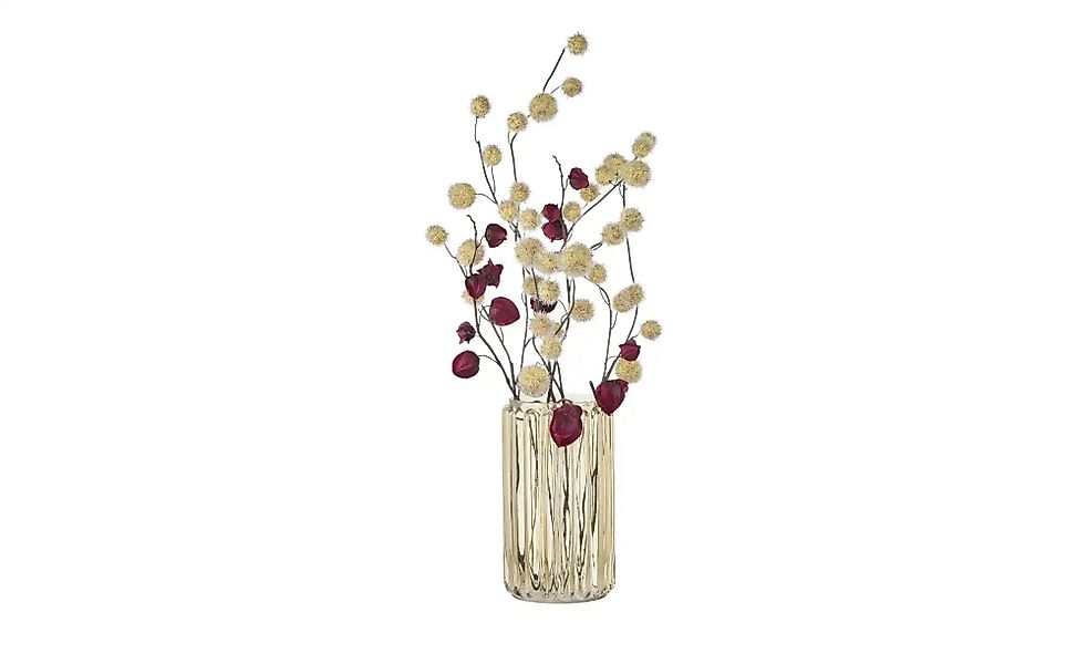 Vase   ¦ braun ¦ Glas ¦ Maße (cm): H: 26  Ø: 14 Accessoires > Vasen - Höffn günstig online kaufen