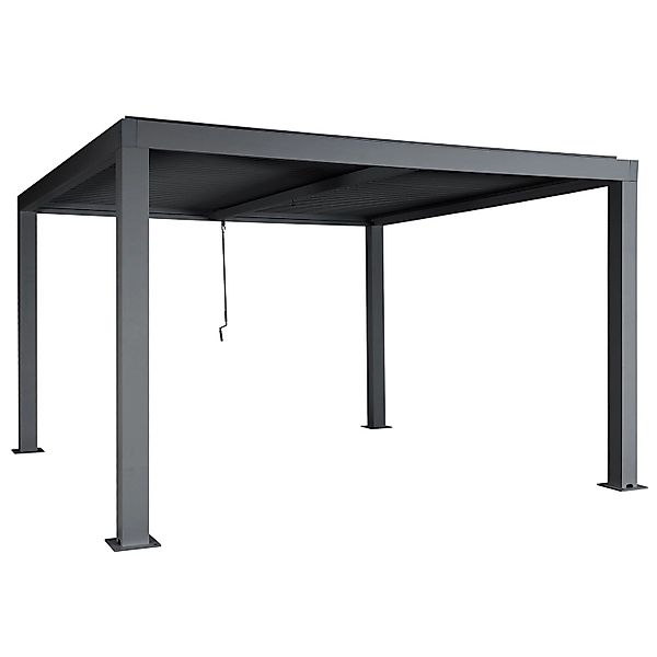 MCW Pergola L46 Anthrazit 10cm-Alu-Gestell 3x4m günstig online kaufen