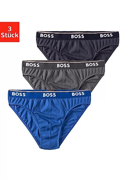 BOSS Slip, (Packung, 3er-Pack), mit Logo Webbund günstig online kaufen