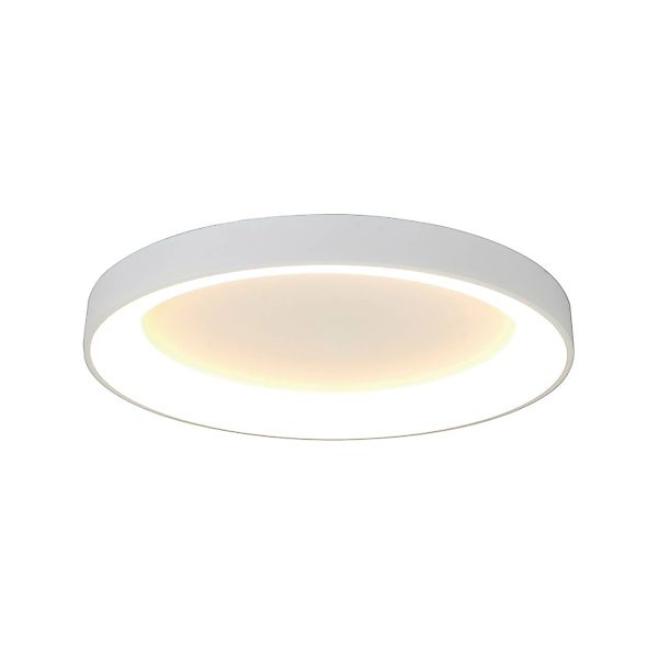 LED-Deckenlampe Niseko II, CCT, Fernbedienung, Ø 65 cm, weiß günstig online kaufen