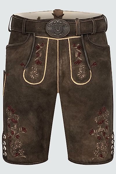 Lederhose Olivier mit Gürtel günstig online kaufen