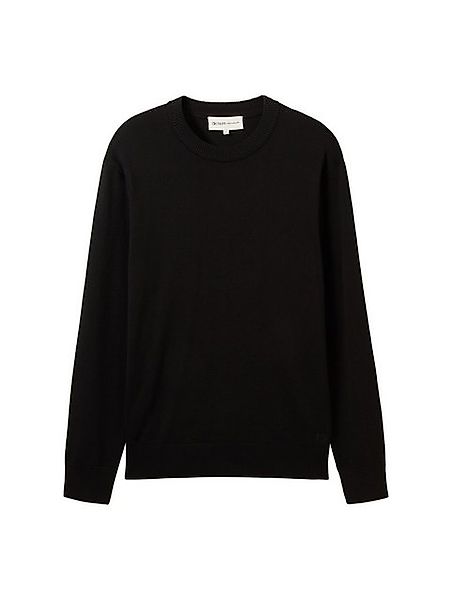 TOM TAILOR Denim Rundhalspullover (1-tlg) günstig online kaufen