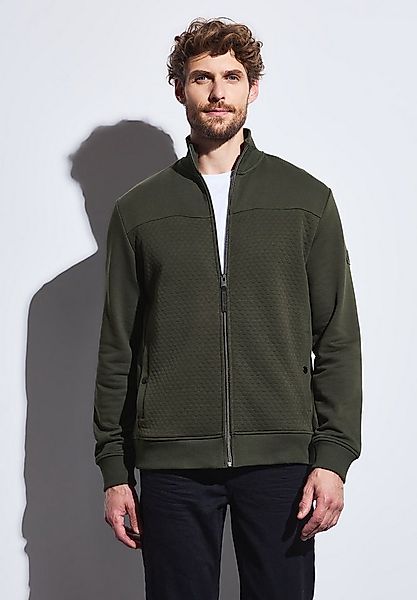STREET ONE MEN Sweatjacke mit Stehkragen günstig online kaufen
