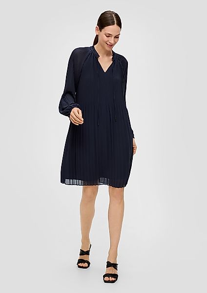 s.Oliver BLACK LABEL Minikleid Plissiertes Kleid günstig online kaufen