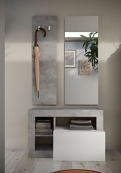 INOSIGN Garderoben-Set "Hamburg" bestehend aus Garderobenbank, Garderobenpa günstig online kaufen