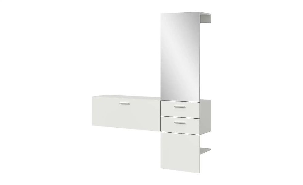 Garderobenkombination   ¦ weiß ¦ Maße (cm): B: 156 H: 190 Garderoben & Klei günstig online kaufen