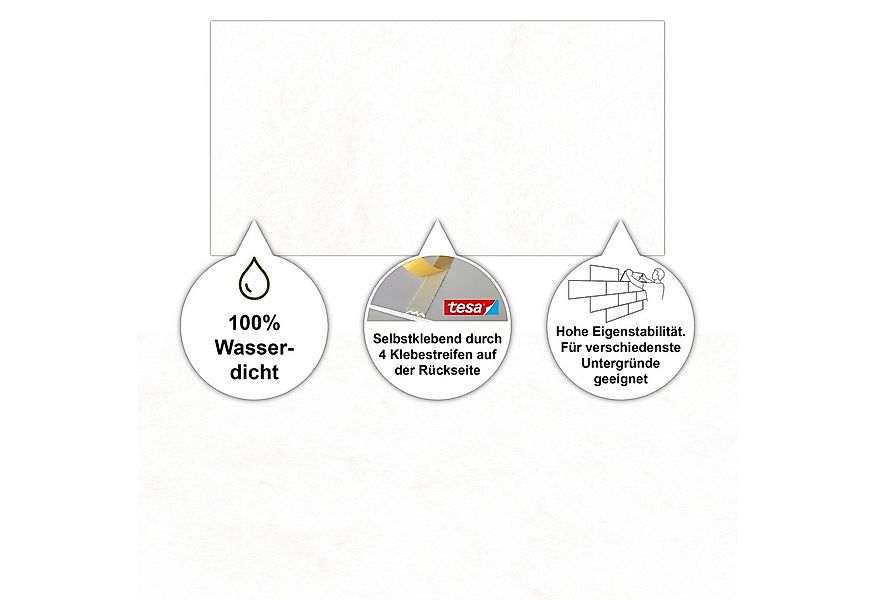 BARIDECOR Wandpaneel wasserfeste Wandfliese selbstklebend, BxL: 60x30 cm, 0 günstig online kaufen