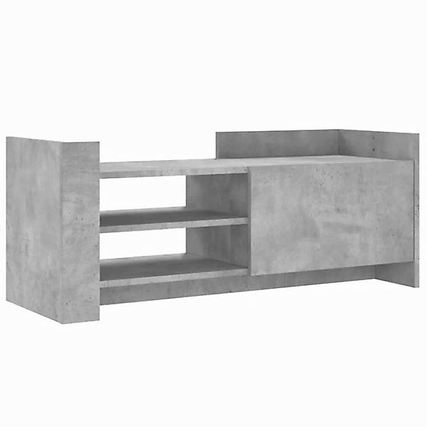 vidaXL Schrankmodule TV-Schrank Betongrau 100x35x40 cm Holzwerkstoff günstig online kaufen