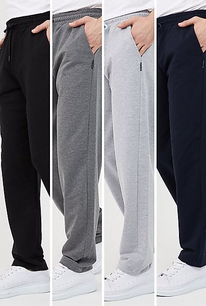 COMEOR Jogginghose Sweathose Sporthose Herren (4-tlg) günstig online kaufen