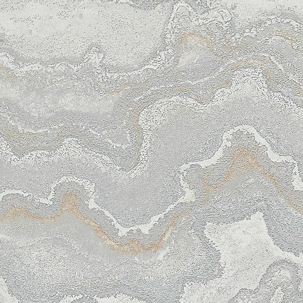 PROFHOME 396595-GU Grafik Tapete Marmoroptik Metallic Grau Silber Gold 0,53 günstig online kaufen