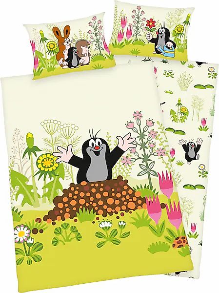 Herding Kinderbettwäsche Kinder-Wendebettwäsche "Der kleine Maulwurf", günstig online kaufen