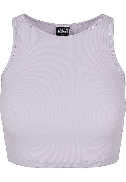 URBAN CLASSICS Tanktop Urban Classics Damen Ladies Cropped Rib Top (1-tlg) günstig online kaufen