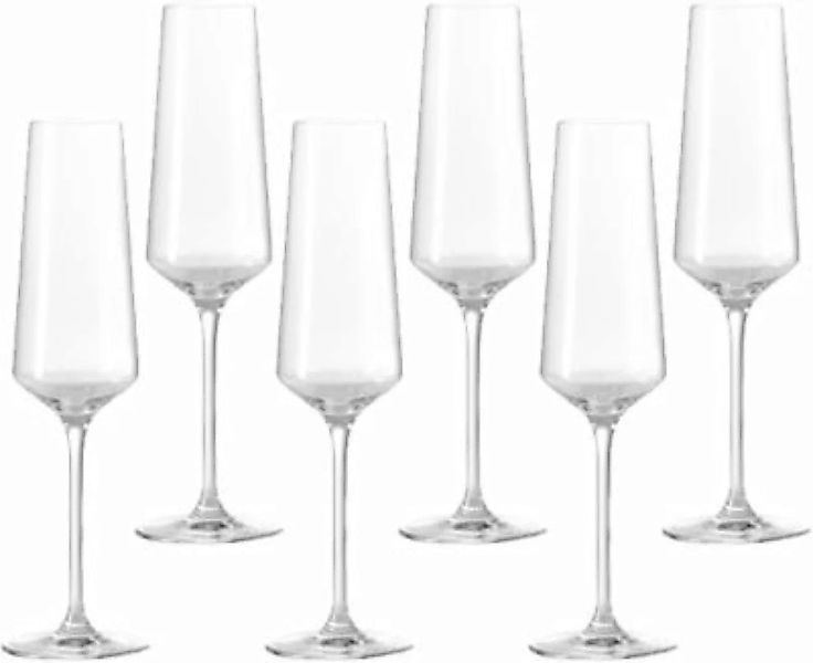 LEONARDO Sektglas, 6er-Set  Puccini - transparent/klar - Glas - Sconto günstig online kaufen
