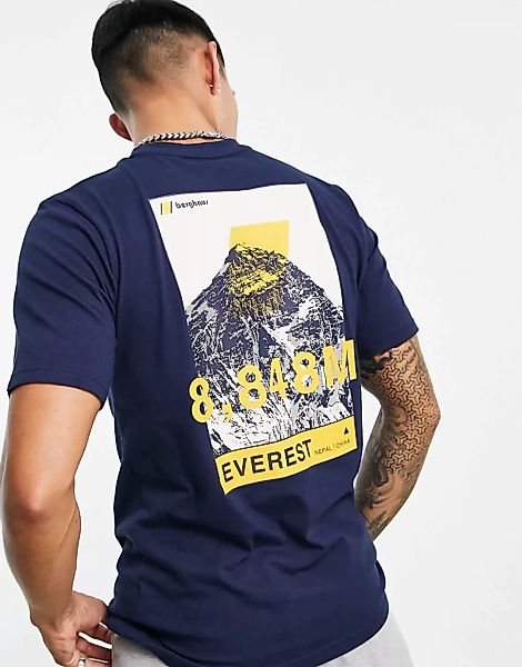 Berghaus – 8000 Everest – T-Shirt in Marineblau günstig online kaufen