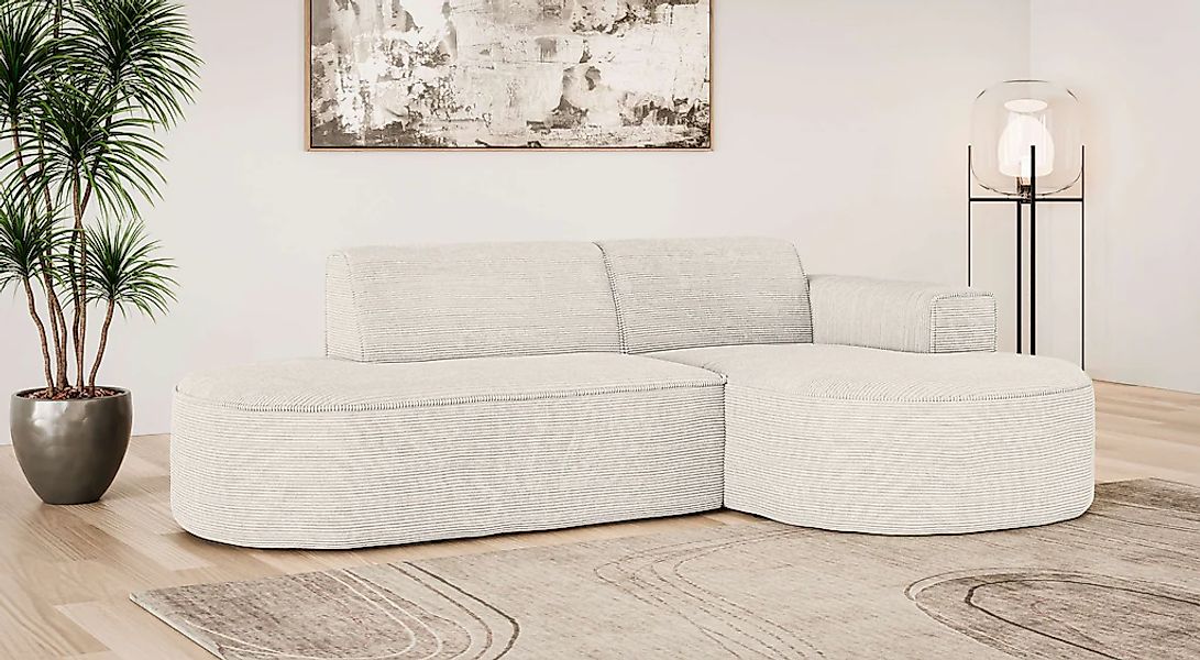 OTTO home Ecksofa "ADELLA XL Design-Sofa mit Recamiere rechts/links, 263/15 günstig online kaufen