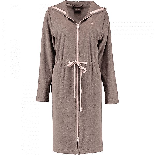 Cawö Home Active Damen Kurzmantel Kapuze TG RV 821 - Farbe: mocca-rosé - 32 günstig online kaufen