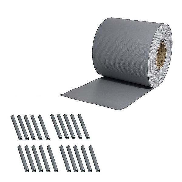 Mucola Doppelstabmattenzaun Sichtschutz 35 oder 65 Meter Grau Grün Doppelst günstig online kaufen