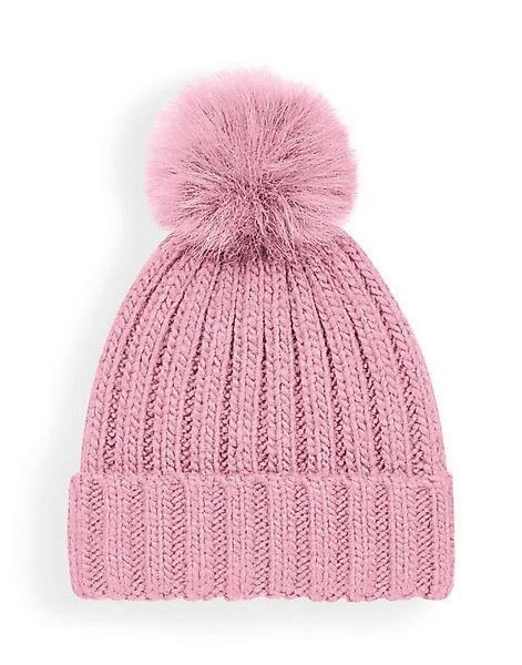 Beechfield® Bommelmütze Verbier Fur Pom Pom Chunky Beanie günstig online kaufen