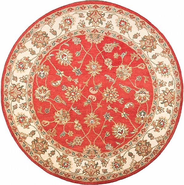 THEKO Wollteppich "Royal Ziegler 503" rund 14 mm Höhe reine Wolle, handgetu günstig online kaufen