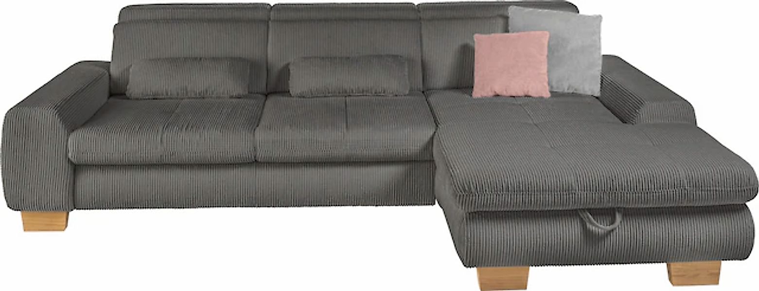 set one by Musterring Ecksofa »SO 3400 Sitzhöhe 47cm oder 49cm, Sitztiefe v günstig online kaufen