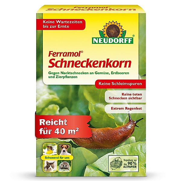 Neudorff Pflanzenstärkungsmittel Ferramol Schneckenkorn 200 g für 40 m², sc günstig online kaufen