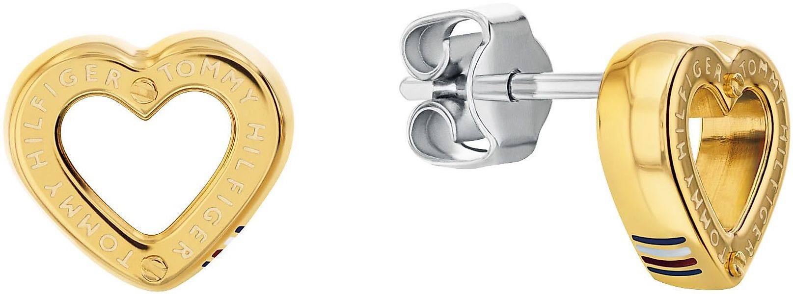 Tommy Hilfiger Paar Ohrstecker TOGGLE HEART, günstig online kaufen
