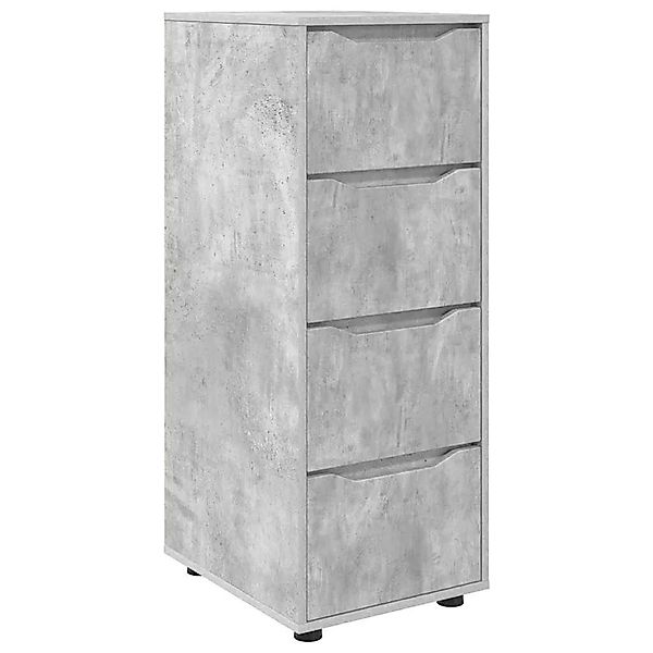 vidaXL Aufbewahrungsschrank Beton Grau 40 x 48 x 105 cm Holzwerkstoff 88890 günstig online kaufen