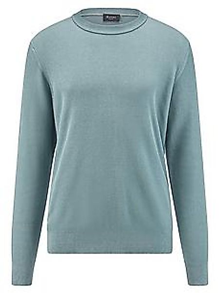 Rundhals-Pullover MAERZ Muenchen türkis günstig online kaufen