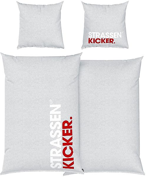 Bettwäsche "Strassenkicker by Lukas Podolski" 2 Stk. tlg. mit tollem Motiv günstig online kaufen