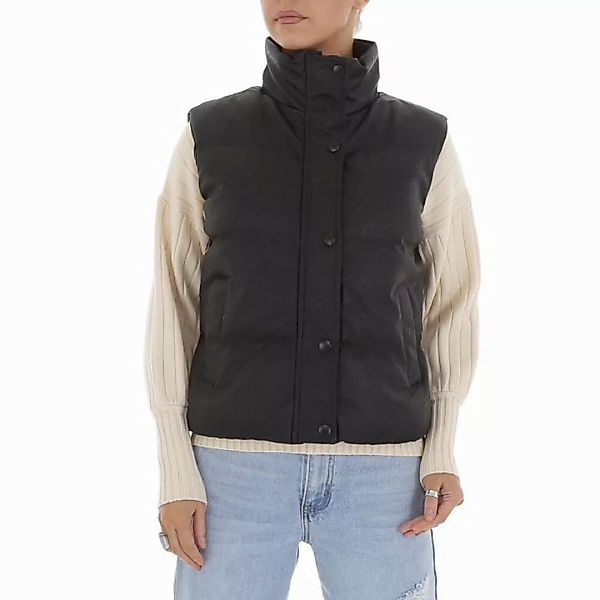 Ital-Design Lederimitatweste Damen Freizeit (87256373) Gefüttert Winterjack günstig online kaufen