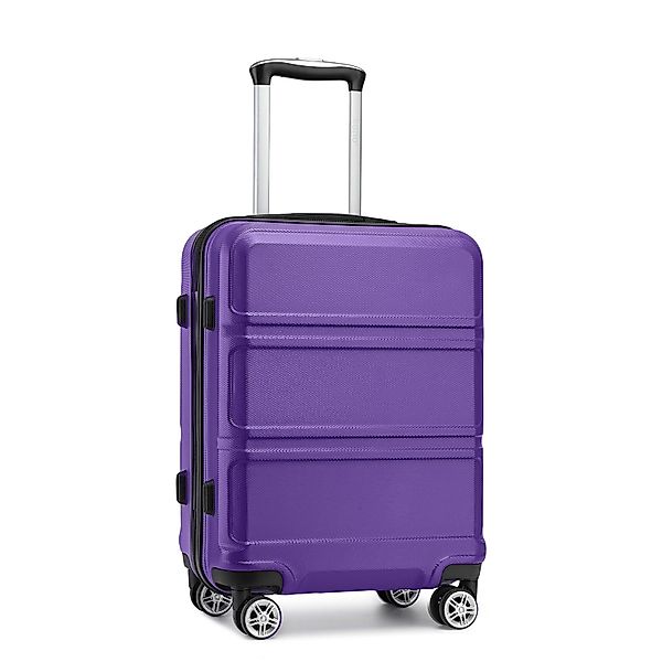 KONO Hartschalen-Trolley mit TSA-Schloss - Reisekoffer günstig online kaufen