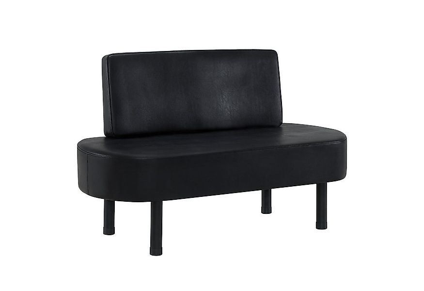 Barberpub Sitzbank BarberPub Sitzbank mit Rückenlehne Friseur W517 (Schwarz günstig online kaufen