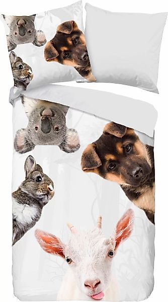 good morning Kinderbettwäsche »Semmie«, 100% Baumwolle, 135x200, Reißversch günstig online kaufen