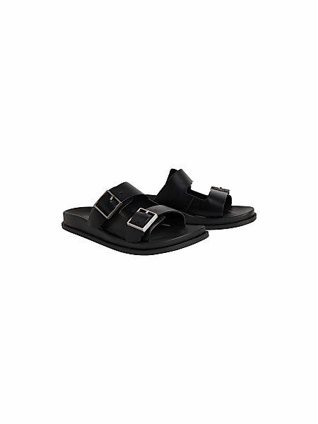 Calvin Klein Pantolette "CITY SANDAL BUCKLE LTH" Sommerschuh, Hausschuh, St günstig online kaufen