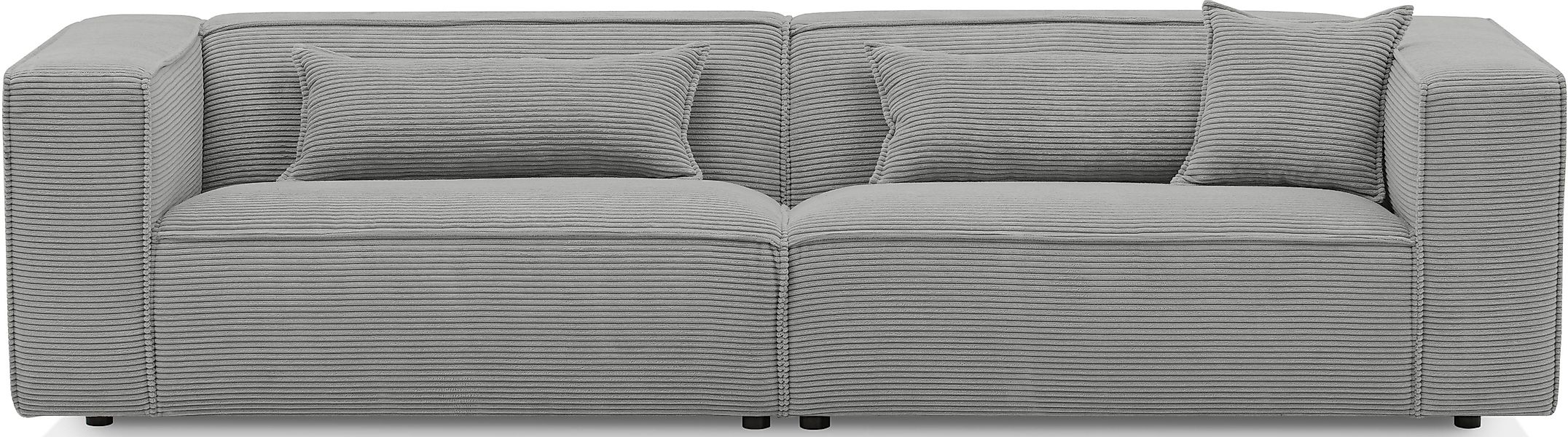 LeGer Home by Lena Gercke 3-Sitzer "PIARA, Couch mit Kedernaht, Sofa in Cor günstig online kaufen