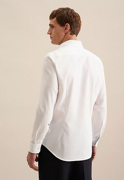 seidensticker Businesshemd "Slim", Slim 1/1 Kentkragen Kleinmuster günstig online kaufen