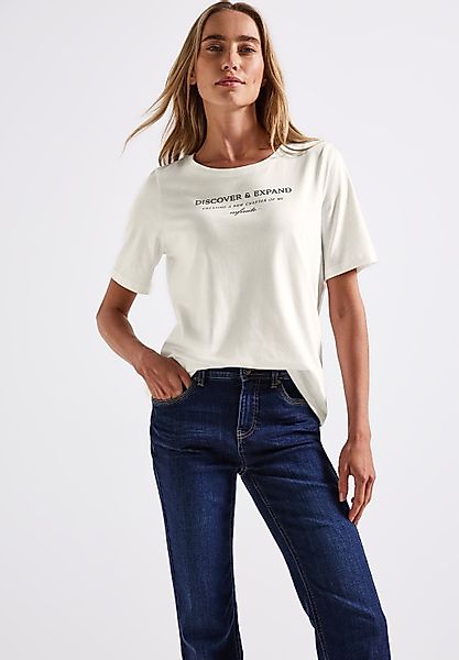 STREET ONE T-Shirt mit Schriftzug günstig online kaufen