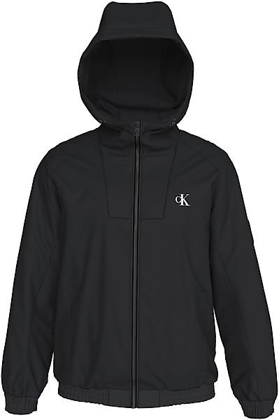 Calvin Klein Jeans Outdoorjacke "UNPADDED HOODED HARRINGTON", mit Kapuze, m günstig online kaufen