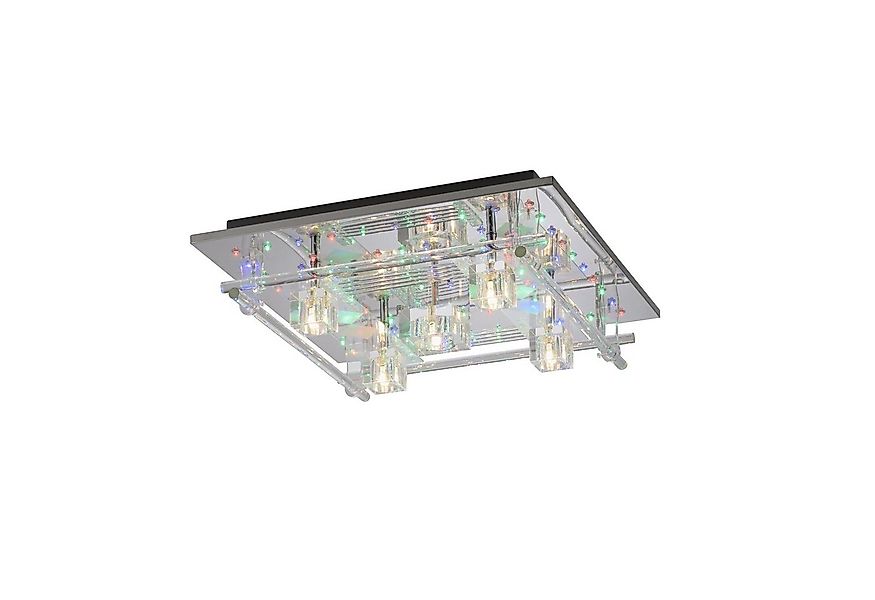 JUST LIGHT Deckenleuchte KEMAL2.0, LED wechselbar, Warmweiß, LED, RGB, Fern günstig online kaufen