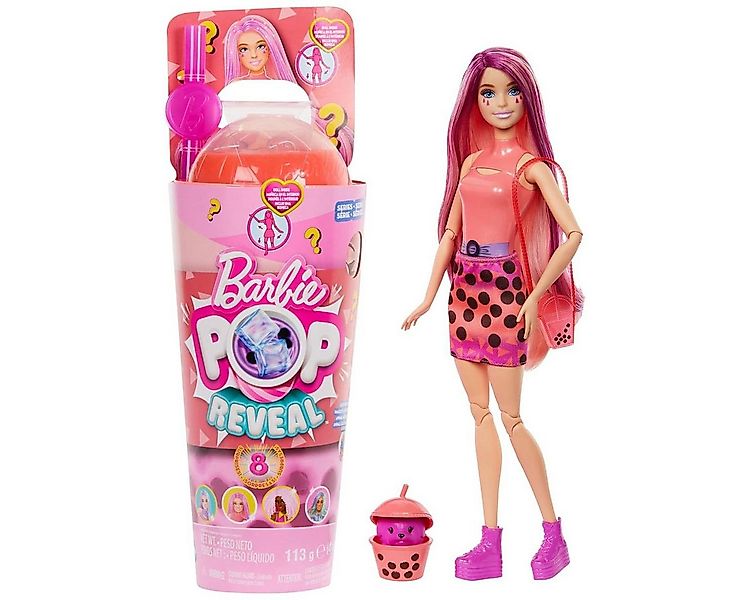 Mattel® Anziehpuppe Mattel HTJ22-Barbie-Pop Reveal-Puppe + 8 Überraschungen günstig online kaufen