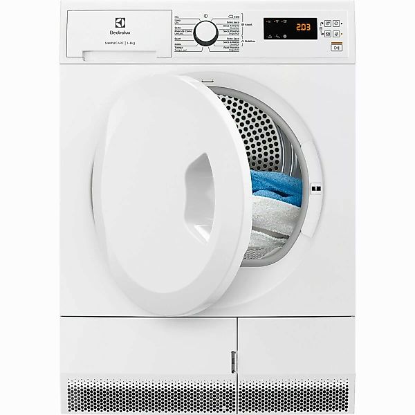 Kondensationstrockner Electrolux Ew2h4821ib Weiß 60 Cm günstig online kaufen