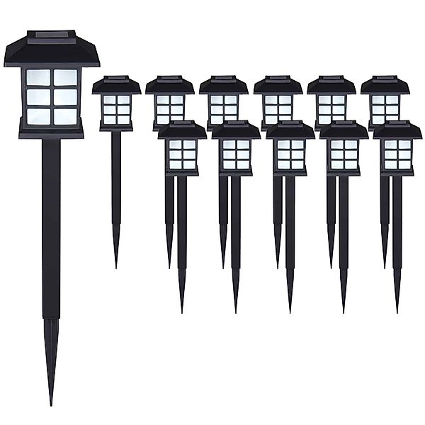 monzana LED Solarleuchte, Gartenleuchten, 12er Set günstig online kaufen