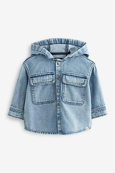 Next Hemdjacke Hemdjacke aus Jeansstoff mit Kapuze (1-St) günstig online kaufen