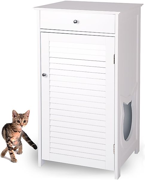 WONDERMAKE Tierhaus Katzenschrank für Katzentoilette Katzenklo-Schrank günstig online kaufen